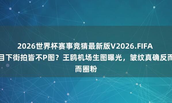 2026世界杯赛事竞猜最新版V2026.FIFA 为啥目下街拍皆不P图?王鸥机场生图曝光,皱纹真确反而圈粉